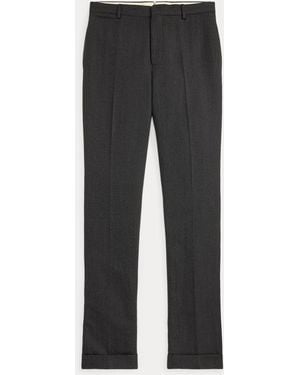RRL Pantaloni a spina di pesce Slim-Fit - Grigio