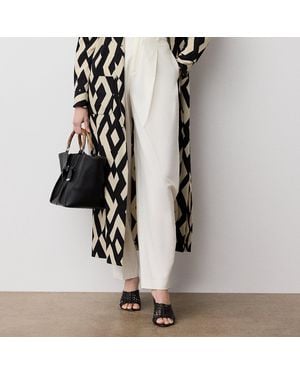 Ralph Lauren Harlo Wool-Blend Trousers - Natural