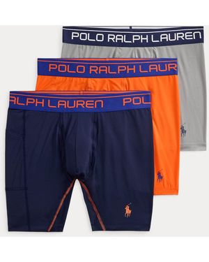 Ralph Lauren Performance Sport Boxer Brief 3-Pack - Blue