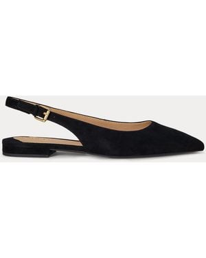 Ralph Lauren Londyn Ballet Court Shoes - Black