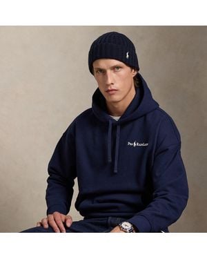 Polo Ralph Lauren Felpa con cappuccio e logo Relaxed-Fit - Blu