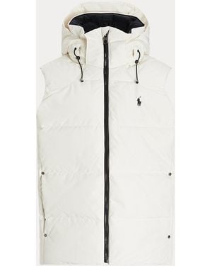 Polo Ralph Lauren Hooded Down Gilet - White