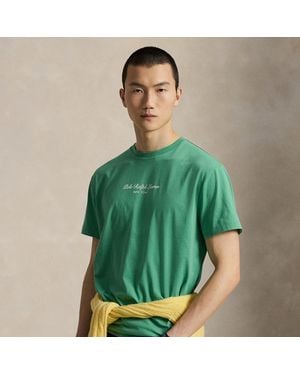 Polo Ralph Lauren Camiseta De Punto Con Logotipo - Verde