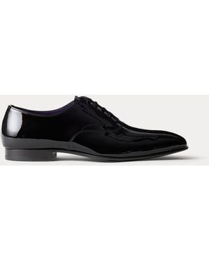 Ralph Lauren Paget Patent Calfskin Shoe - Black