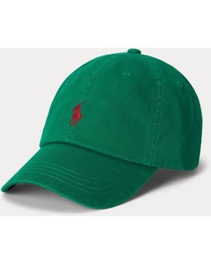 Ralph Lauren The Iconic Cotton Chino Ball Cap - Green