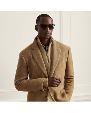 Ralph Lauren Glenn Hand-Tailored Herringbone Jacket - Brown