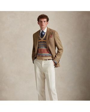 Ralph Lauren Linen Suit Trouser - Brown