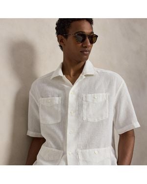 Polo Ralph Lauren Classic Fit Linen-Cotton Shirt - Grey