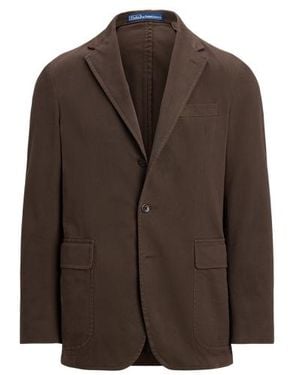 Polo Ralph Lauren Polo Soft Tailored Chino Suit Jacket - Brown