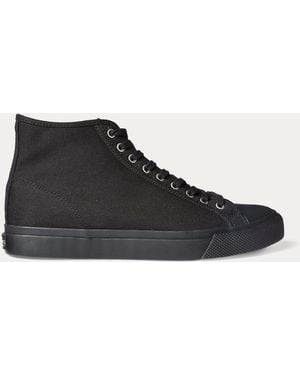 RRL Mayport Canvas Trainer - Black