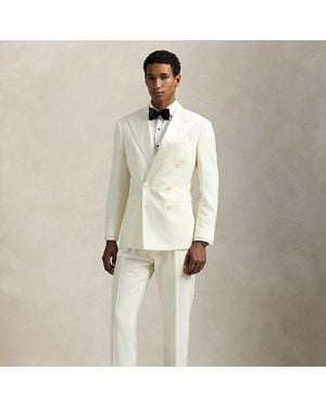 Polo Ralph Lauren Tailored-Fit Polo-Smoking Aus Wolle - Weiß