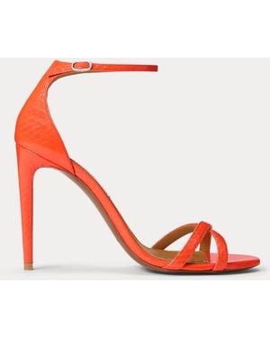 Ralph Lauren Ralph Lauren Perrin 100 Mm Ayers Sandal - Red