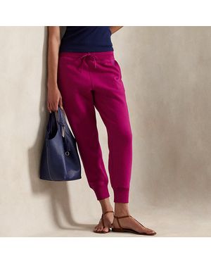 Polo Ralph Lauren Fleece Drawstring Tracksuit Bottoms - Pink