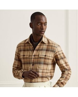 Ralph Lauren Plaid Flannel Shirt - Brown