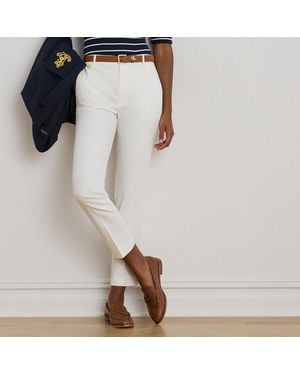 Ralph Lauren Stretch Cotton-blend Trouser - White