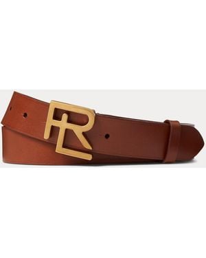 Ralph Lauren Rl Vachetta Leather Belt - Multicolour