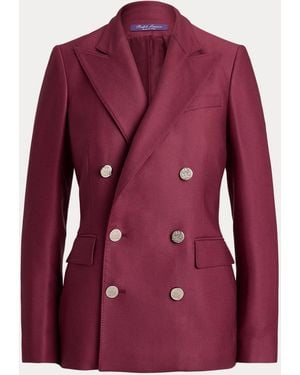 Ralph Lauren Camden Cashmere Jacket - Purple