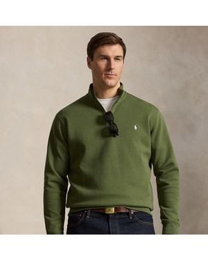 Polo Ralph Lauren Ralph Lauren Double-Knit Quarter-Zip Pullover - Green