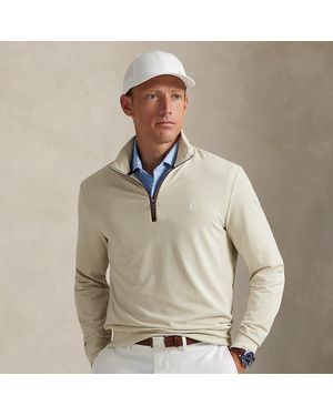 Ralph Lauren Classic Stretch French Terry Pullover - Natural