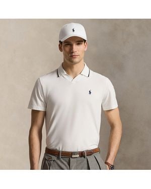Ralph Lauren Tailored Fit Performance Polo Shirt - White
