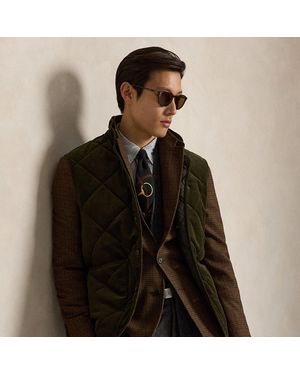 Polo Ralph Lauren Chaleco De Pana Acolchado - Marrón