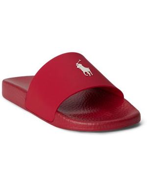Polo Ralph Lauren Rodwell Signature Pony Slides Red Pony 13D Polo Ralph Lauren Men main image 3