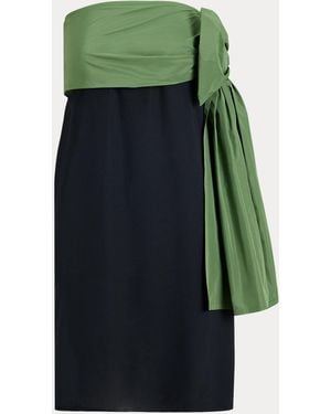 Polo Ralph Lauren Taffeta-Sash Maxiskirt - Green