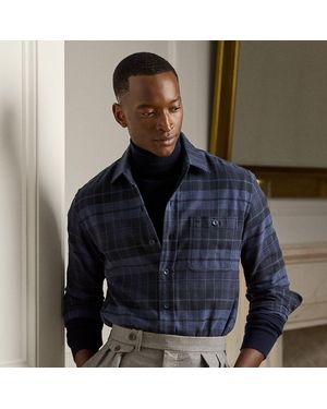 Ralph Lauren Plaid Twill Shirt - Blue