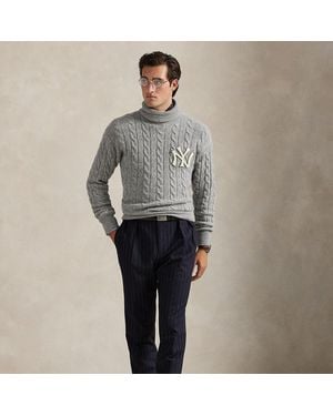 Polo Ralph Lauren Jersey De Los Yankees De Ralph Lauren Lauren - Gris