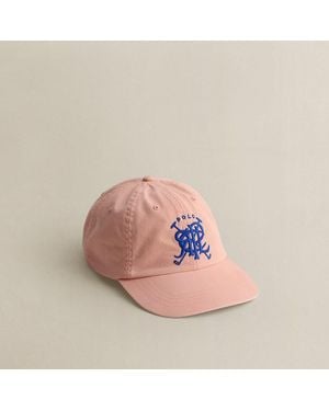 Ralph Lauren C. 2004 Crest Twill Ball Cap - Pink