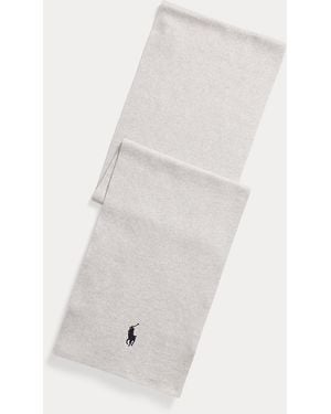 Polo Ralph Lauren Sciarpa in cotone pettinato - Bianco