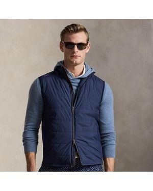 Ralph Lauren Hybrid Full-Zip Gilet - Blue