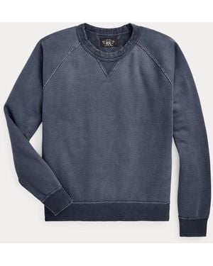 RRL Garment-Dyed French Terry Sweatshirt - Blue