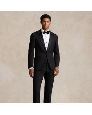 Polo Ralph Lauren Polo Tailored Wool Barathea Peak Tuxedo - Black