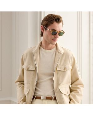 Ralph Lauren Boulton Sateen Jacket - Natural
