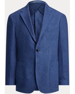 Polo Ralph Lauren Polo Tailored Fit Summer Tweed Jacket - Blue