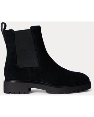 Ralph Lauren Stivaletti Allyson in camoscio - Nero