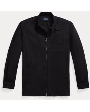 Polo Ralph Lauren Garment-Dyed Oxford Overshirt - Black