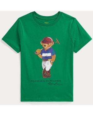 Polo Ralph Lauren Ralph Lauren Boy's Polo Bear Cotton Jersey Tee - Green