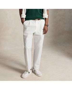 Polo Ralph Lauren Oakfort Classic Fit Faille Trouser - White