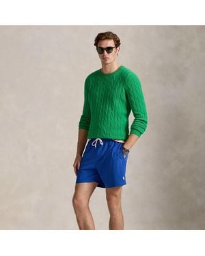 Ralph Lauren 5.75-Inch Traveler Classic Swim Trunk - Green