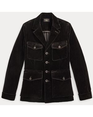 RRL Chaqueta De Terciopelo De Algodón - Negro