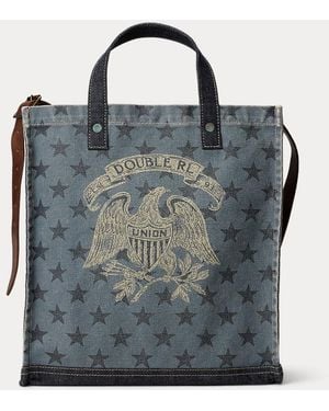 RRL Handgewebte Tragetasche - Blau