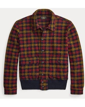 RRL Wool-Blend Flight Jacket - Brown