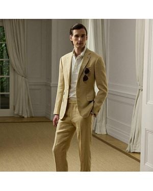 Ralph Lauren Handgeschneiderte Hose Gregory - Natur