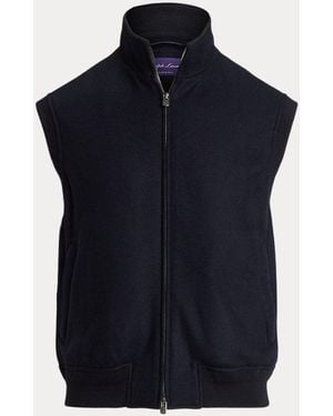 Ralph Lauren Felton Cashmere-Blend Waistcoat - Blue
