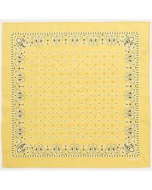 Polo Ralph Lauren Paisley Cotton Bandanna - Yellow