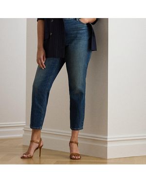 Ralph Lauren Ralph Lauren High-Rise Straight Ankle Jean - Blue