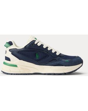 Polo Ralph Lauren Ralph Lauren Boy's Trackster 275 Faux-Suede Sneaker - Blue