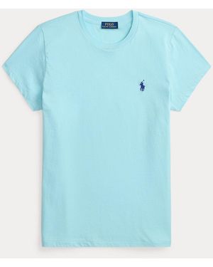 Polo Ralph Lauren Classic Fit Cotton Jersey Crewneck Tee - Blue